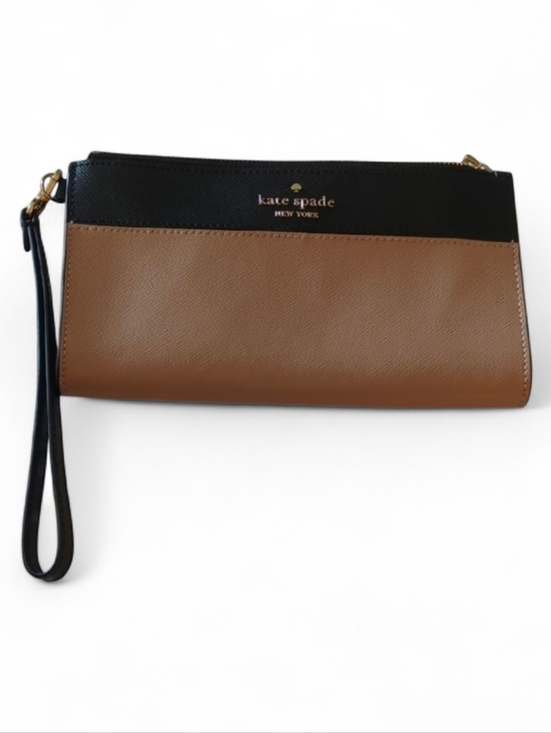 kate spade Handbags - Kate Spade Madison Double Zip Saffiano Leather Wristlet Toasted Hazelnut